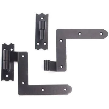 Restorers 1 1/4 inch Offset Shutter Hinge - Black, Window Shutter
