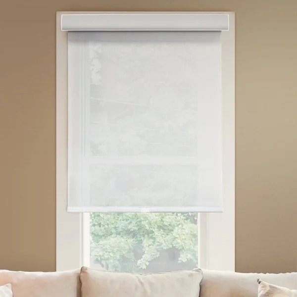 Chicology Roller Shades - Color: Magnolia, Size: 64x22 W x 72x22 L