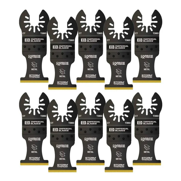 Imperial Blades Iboat360-10 Blade Carbde Tooth Tin 1-3/8in 10 Pack