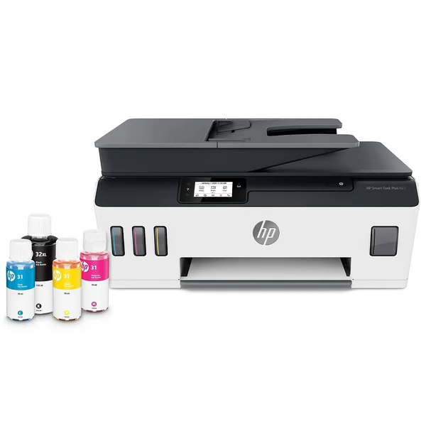 HP Smart Tank Plus 651 Wireless All-in-One Color Ink-jet - Multifunction printer - English - French, Spanish, Canada, United Sta