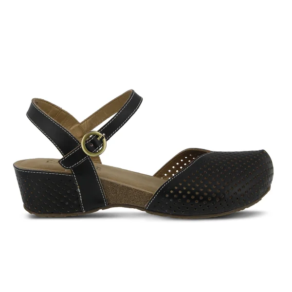 L&Artiste by Spring Step Women's Lizzie - Black Leather