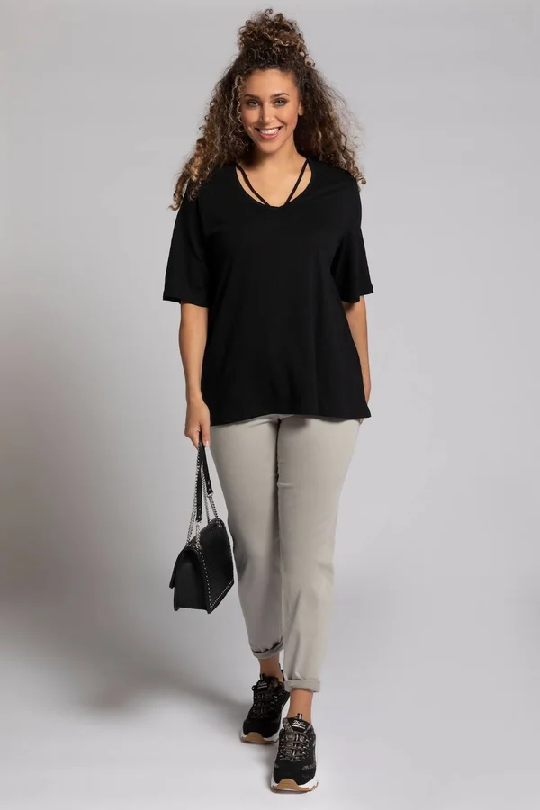 Plus Size Straight Fit, Woman, Beige, Size: 16L, Cotton, Ulla Popken