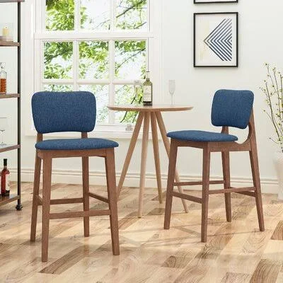 Boger 30.5x22 Bar Stool Corrigan Studio Color: Dark Blue