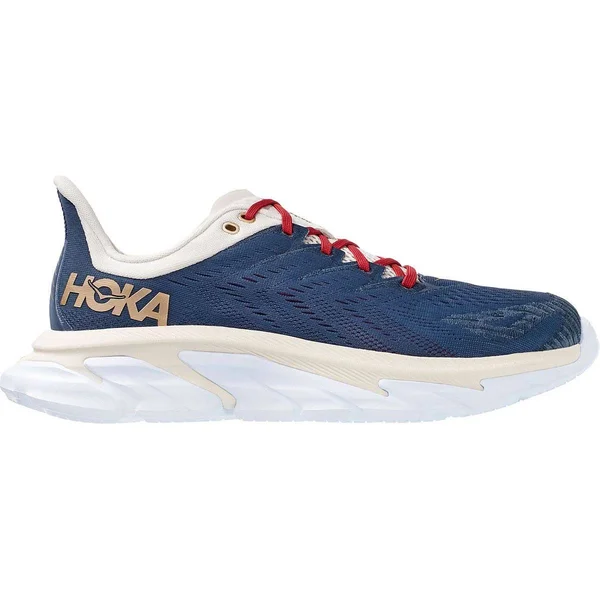 Hoka One One Men's Clifton Edge Vintage Indigo-Tofu - 9.5