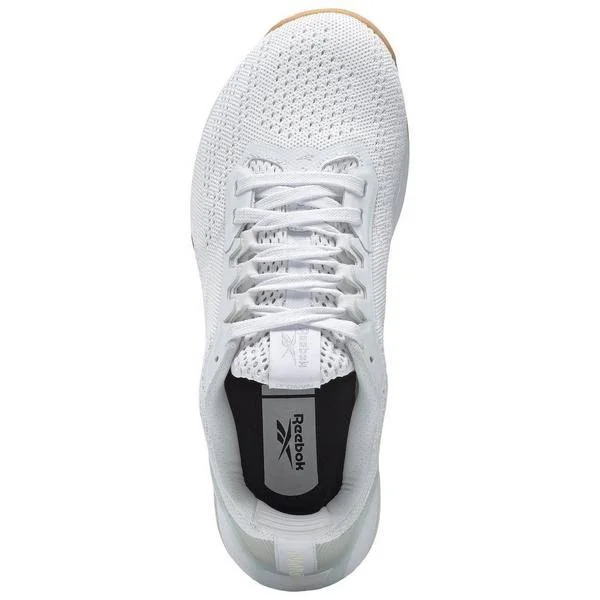 Reebok Women's Nano X1 Training Shoes White/Grey/Rubber Gum 7