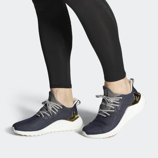 Adidas Alphaboost Shoes Dark Blue 10 - Mens Running Shoes