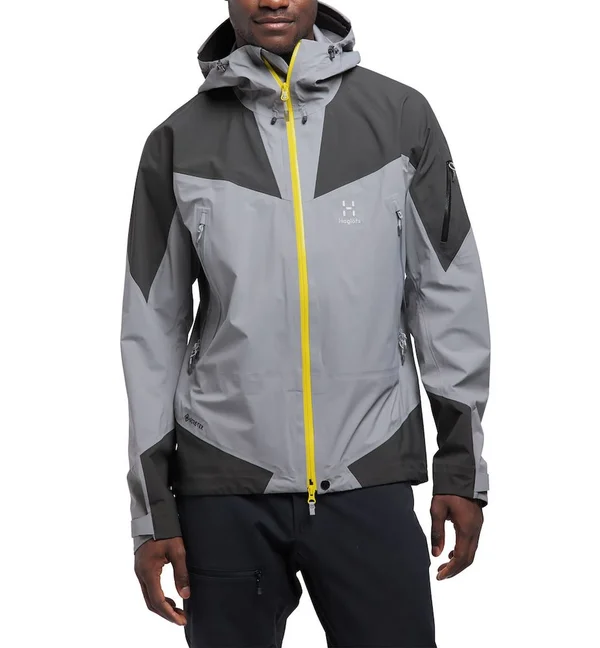 Haglofs Roc Spire Jacket - Men's Concrete/Magnetite, M