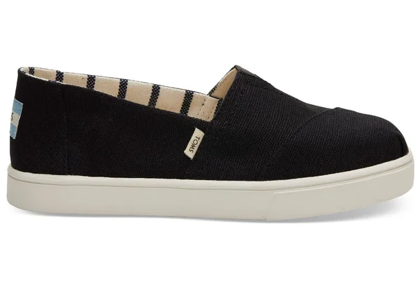 Toms Women's Alpargata Cupsole Canvas Shoes Black 7