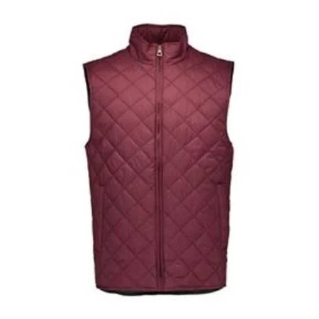 Weatherproof - Vintage Diamond Quilted Vest - Red Mahogany - 3XL