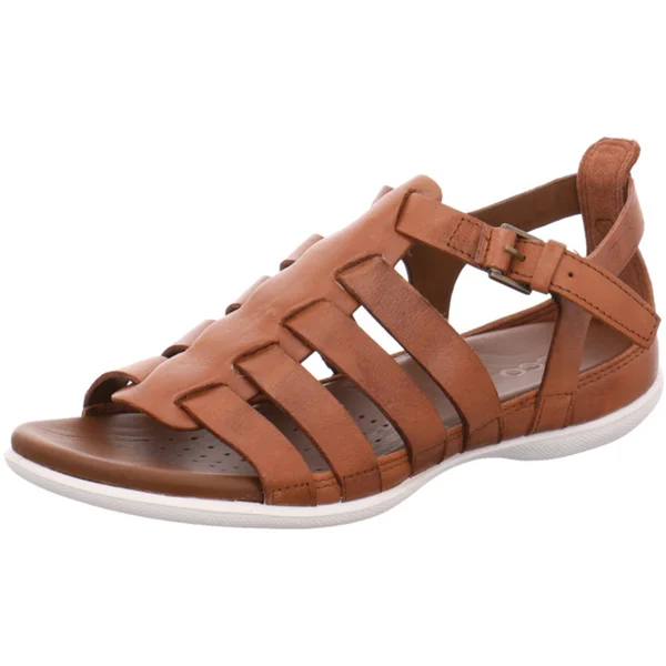 Ecco Flash Strappy Sandal (Mahogany Cow Nubuck) Women's Sandals