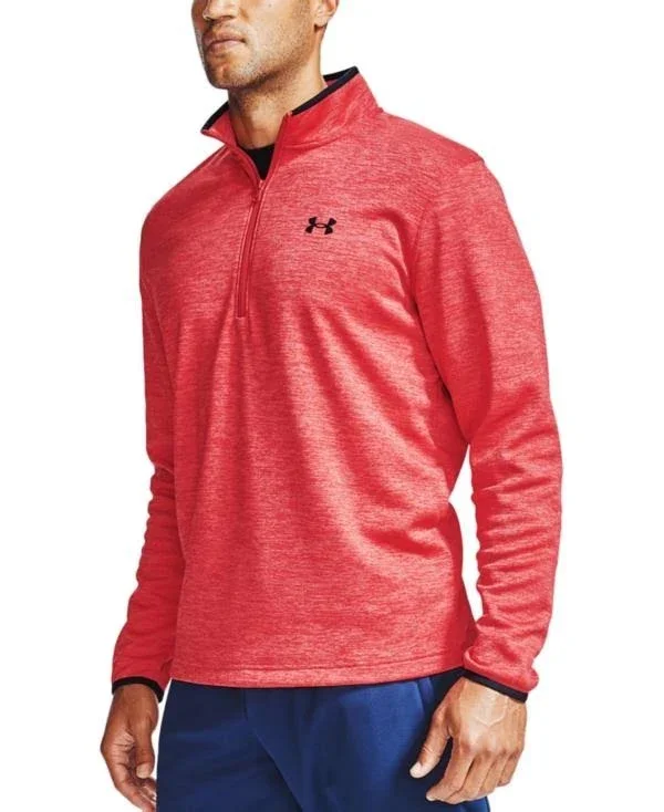 Under Armour Men's Armour Fleece Zip - Orange - XXL