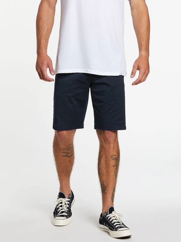 Volcom Frickin Modern Stretch Men's Shorts, Dark Navy, Size 30