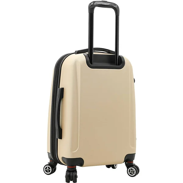 Travelers Club Luggage Falkirk 3 Piece Expandable Hardside Spinner Luggage Set, Red