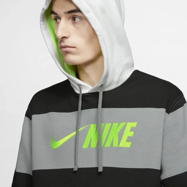 Nike Sportswear Club Men's Hoodie in Grey - Size: Large, CW4693-073