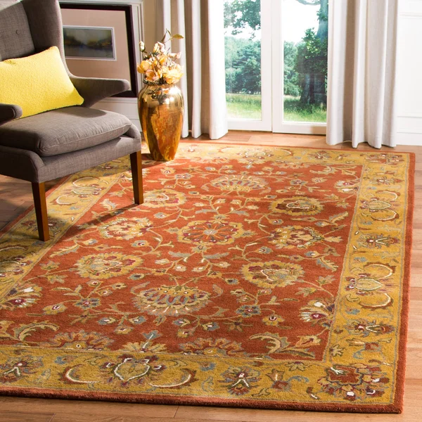 Safavieh Heritage Red/Natural 3 ft. x 5 ft. Area Rug