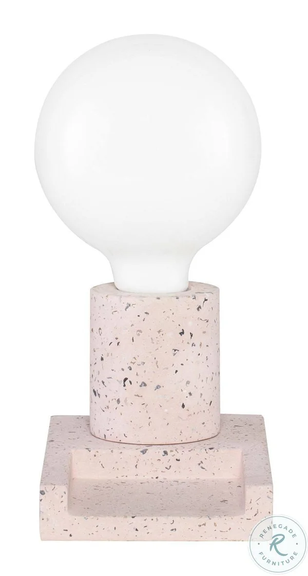 Nuevo Gloria Table Lamp, Bubble Gum Terrazzo