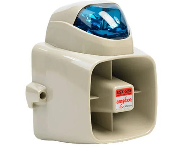 Potter Electric Signal SSX52SB 15W Siren/Strobe - Blue