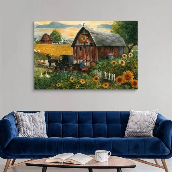 Country Paradise II, Canvas Wall Art, 60x40, Great Big Canvas