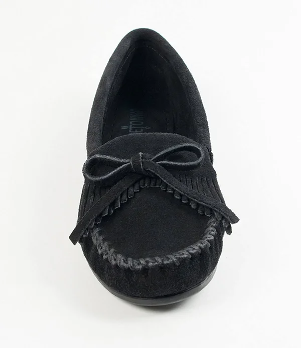 Women's Minnetonka Kilty Moccasin - Brown - Size 11