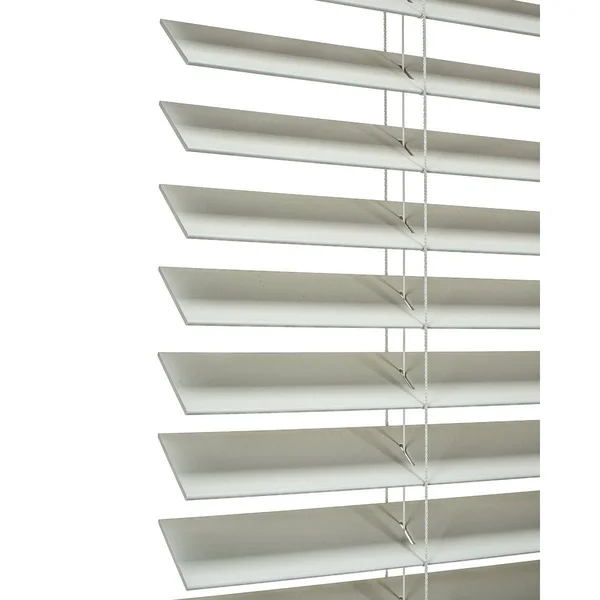 Porch & den Jex Smooth Snow White Fauxwood Cordless 2-Inch Blinds - 63X72