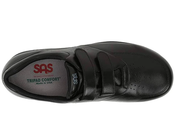 Men's SAS VTO Hook and Loop Sneaker Black 11.5 M