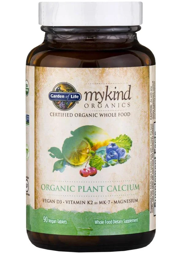 Garden of Life MyKind Organics Organic Plant Calcium, 90 Tablets