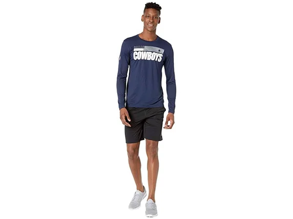Nike Men's Dallas Cowboys Legend Sideline Long Sleeve T-Shirt, Navy, Size: Medium