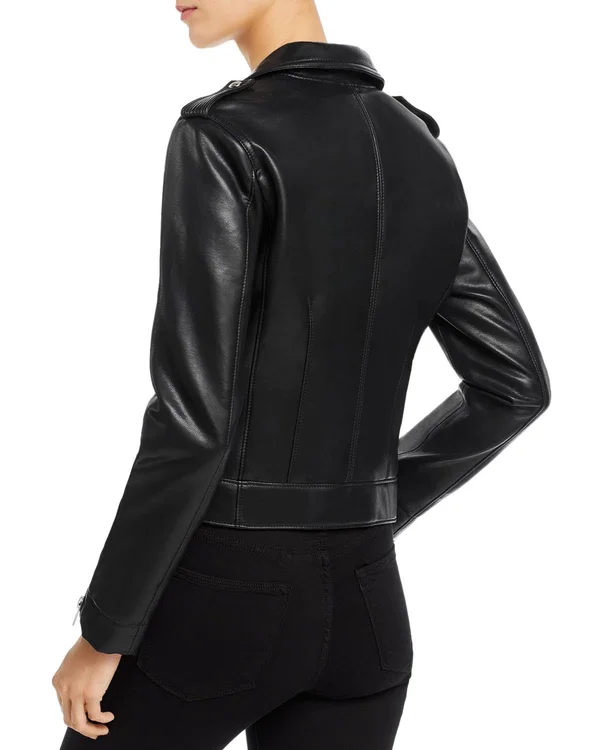 Blanknyc Faux Leather Moto Jacket Natural Light