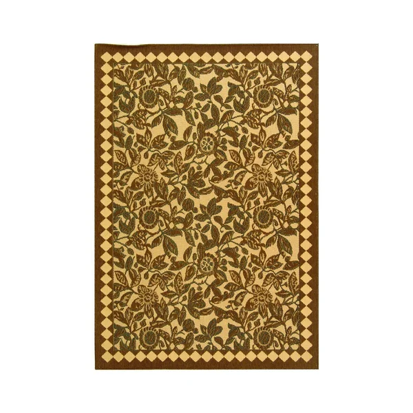 Safavieh Courtyard Natural Brown - Black Outdoor Area Rug - CY4025D - 8& x 11&