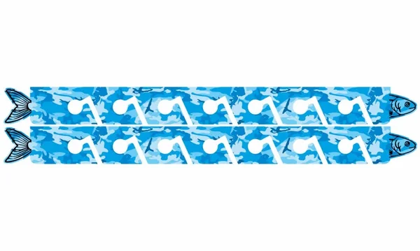 Big Daddy Fishing Rod Racks - 10 Rod Rack - Blue Camo