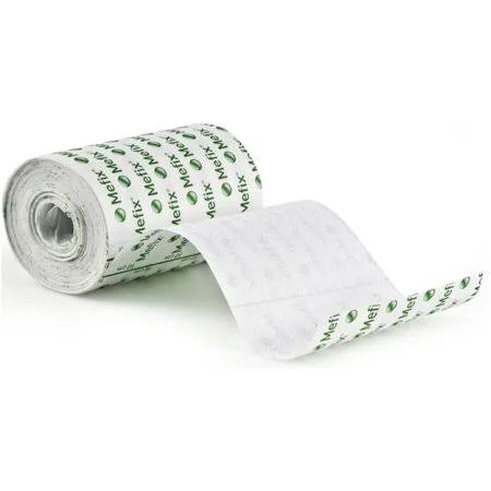 Mefix Dressing Retention Tape - Skin Friendly Nonwoven 1 inch x 11 Yard White NonSterile, Molnlycke, 310299 - Case of 40, Size: O