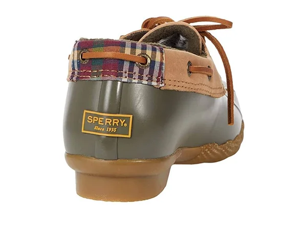 Sperry Women's Saltwater 1-Eye Boot - 8.5 - Tan - Olive
