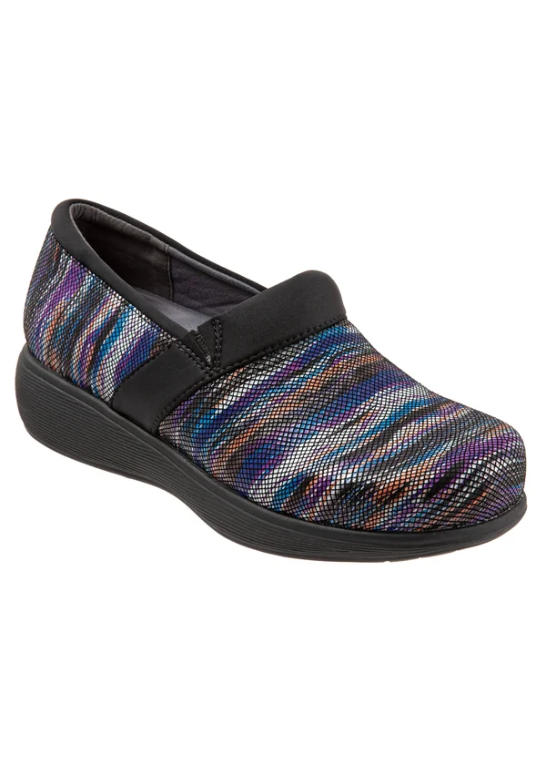 Softwalk Sport Clogs - Meredith, Size 11 Medium, Multi