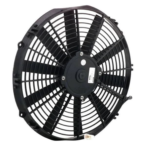 Be Cool 75081 13 inch Electric Puller Fan Euro Black Thin Line