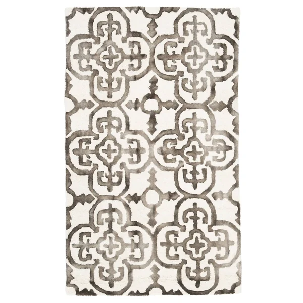 Safavieh Dip Dye Ivory & Navy 8& x 10& Rug