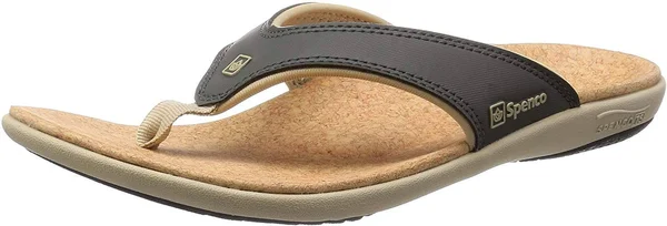 Spenco Yumi Leather - Men's Orthotic Sandals Dark Olive - Khaki - 10
