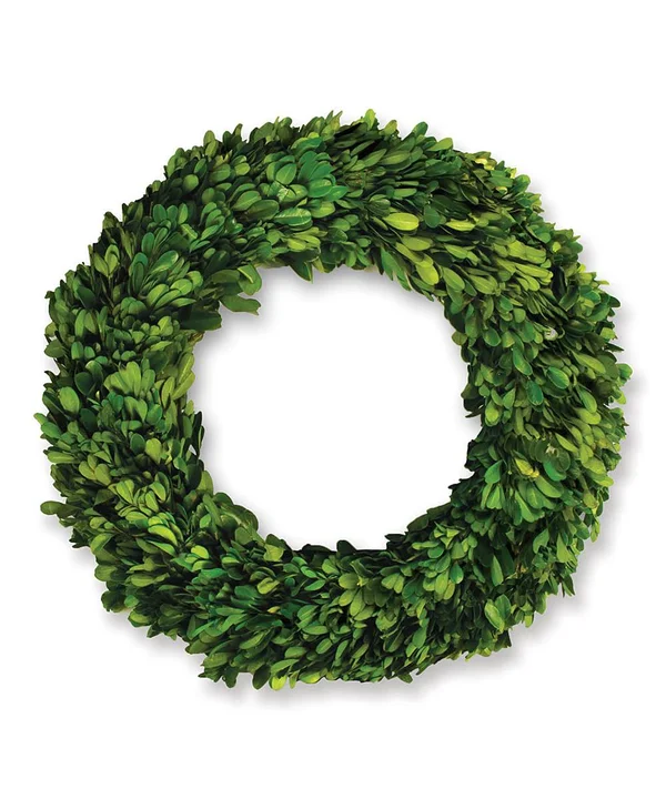 Napa Home & Garden 12-Inch Preserved Boxwood Wreath