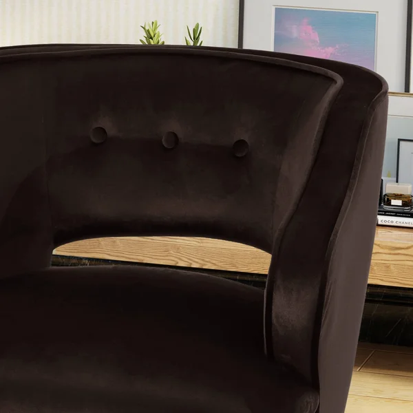 Christopher Knight Home Mariposa Mid Century Velvet Accent Chair by - Size: Grey, Gray
