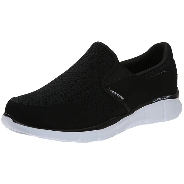 Skechers Sport Men's Equalizer Persistent Slip-On Sneaker - Black/White