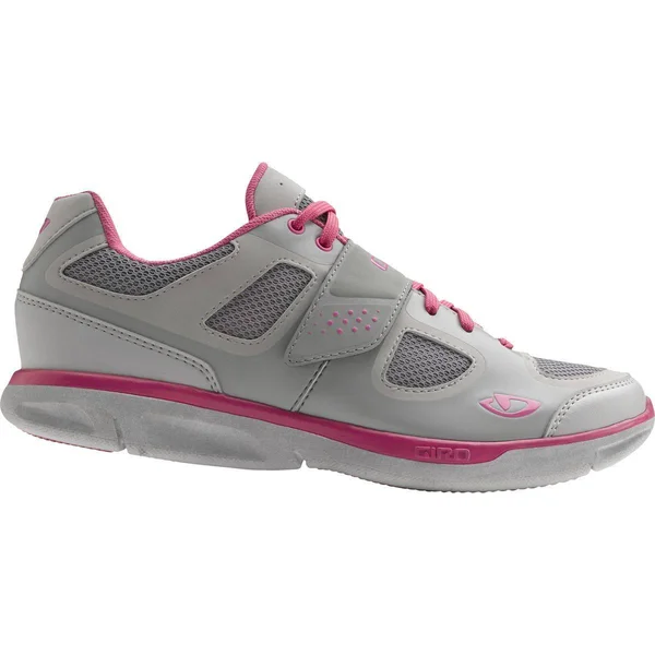 Giro Women's Whynd Cycling Shoes (Silver/Rhodamine Red - 39)