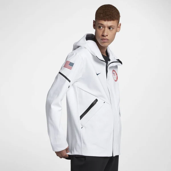 NIKE Tech Fleece Team USA Windrunner Men's Jacket (Imperial Purple/Iris/Imperial Purple - 3.5 Youth XL)