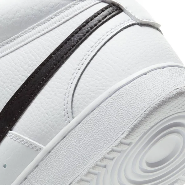 Nike Court Vision Mid (White/Black/White) Men's Shoes