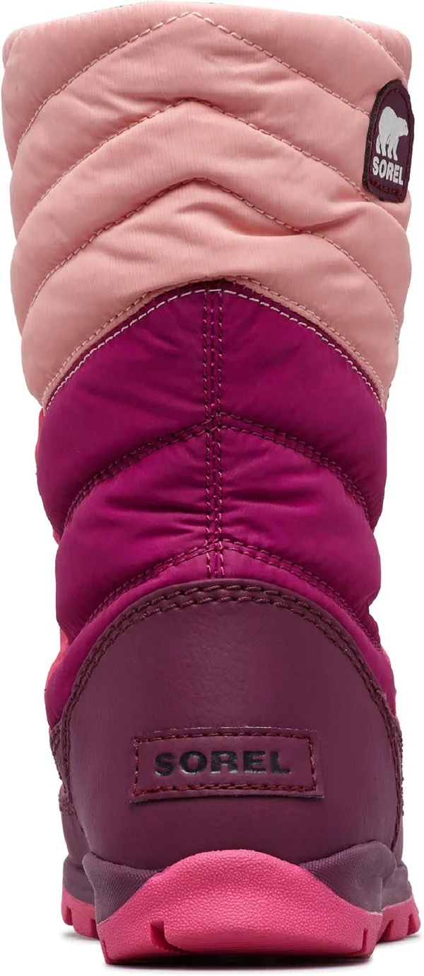 Sorel Youth Whitney Mid Boot - 5 - Rosewater - Ultra Pink