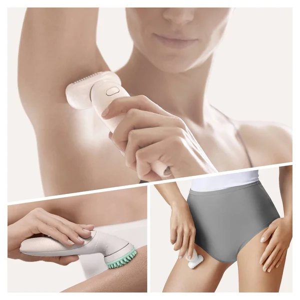 Braun Epilator Silk-閜il 9 9-020 with Flexible Head - Facial Hair Removal for Women, Shaver & Trimmer, Cordless, Rechargeable