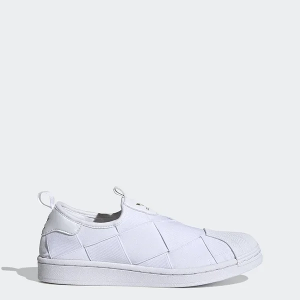 Adidas Women's Originals Superstar Slip-On Shoes, White