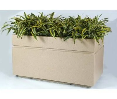 Mccollum Composite Planter Box Arlmont & Co. Color: Peach - Size: 30x22 H x 48x22 W x 24x22 D