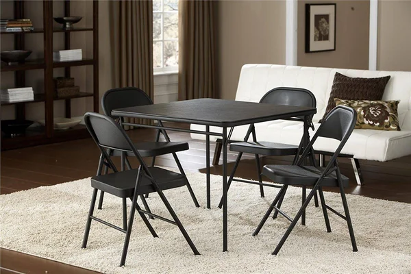Cosco Home and Office Folding Chair, Black - 4 pack