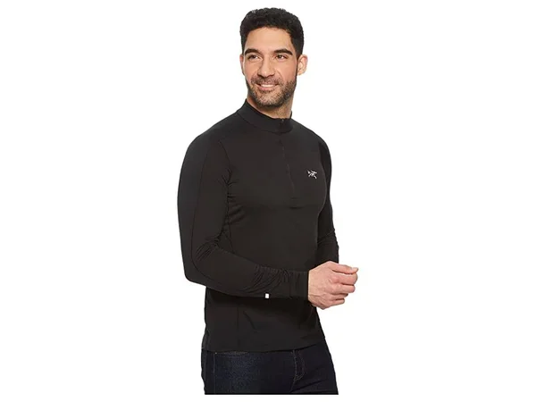 Arc&teryx Men's Cormac Zip Neck LS - Black - M