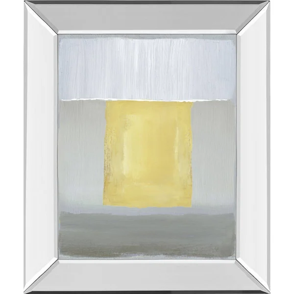 Classy Art 8117MF 22 x 26 in. Halflight II by Caroline Gold Mirror Framed Print Wall Art