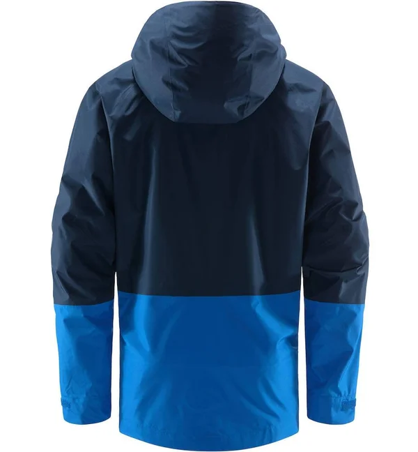 Haglofs Skuta Jacket Colorblock-Blue, Mens Casual Jacket, Size XL - Color Tarn Blue - Storm Blue
